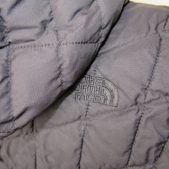 The North Face Quilted Thermoball Black Hooded Winter Parka Women's M Medium - Picture 4 of 10